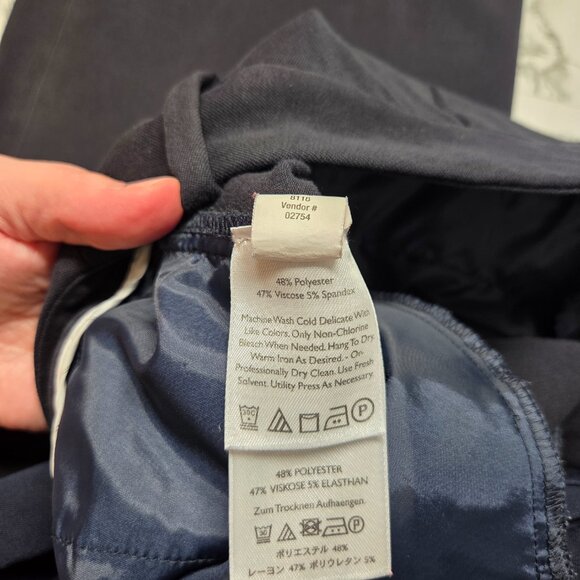 Eddie Bauer Woman's Navy Dark Blue Business Casual Office Workwear Dress Pants - Picture 14 of 15